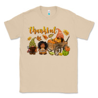 Mushroom Thankful afro gnome Classic Tee - NancyCooperArtShop