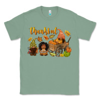 Sage Thankful afro gnome Classic Tee - NancyCooperArtShop