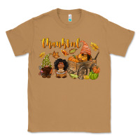 Toasted Coconut Thankful afro gnome Classic Tee - NancyCooperArtShop