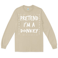 Mushroom pretend i m a donkey halloween costume Long Sleeve Tee - trangStudio