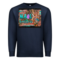 Navy nail hustler tumbler Premium Sweatshirt - BarkalooDesign