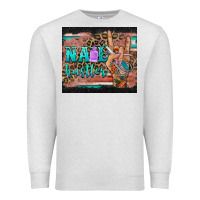 Oatmeal Heather nail hustler tumbler Premium Sweatshirt - BarkalooDesign
