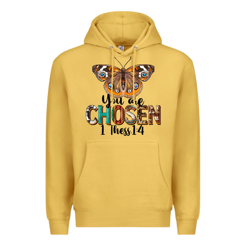 You Are Chosen Religious Premium Hoodie by LillyAllenDesigns | Teevron