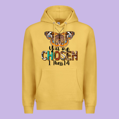 You Are Chosen Religious Premium Hoodie Designed By Lillyallendesigns