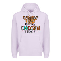 Lilac You Are Chosen Religious Premium Hoodie - LillyAllenDesigns