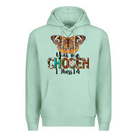 Seafoam You Are Chosen Religious Premium Hoodie - LillyAllenDesigns
