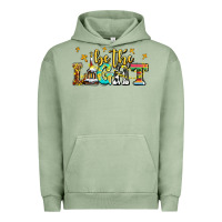 Pigment Oil Green be the light Urban Hoodie - AdoDesignShop