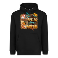 Black whatever spıces your pumpkin Heavyweight Hoodie - BarkalooDesign