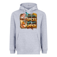Heather Grey whatever spıces your pumpkin Heavyweight Hoodie - BarkalooDesign