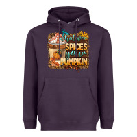 Plum whatever spıces your pumpkin Heavyweight Hoodie - BarkalooDesign