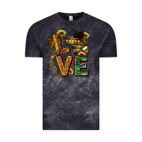 Cloud Black love juneteenth africa Vintage Tee - CowGirlArtShop