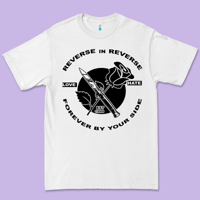 Reverse ın Reverse Love Hate Forever By Your Sıde Premium Tee Designed By Bettercallsaul