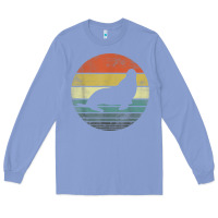 Colony Blue Seal Lover Gifts Retro Vintage Sea Lion Animal Silhouette Long Sleeve Tee - trangStudio