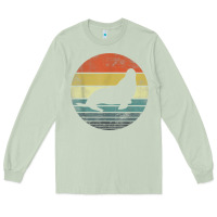 Matcha Seal Lover Gifts Retro Vintage Sea Lion Animal Silhouette Long Sleeve Tee - trangStudio