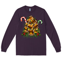 Plum football tree christmas Long Sleeve Tee - RanaPortraitStore
