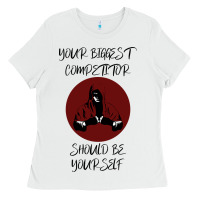Your Biggest Competitor Ladies Tee | Teevron