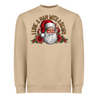 Mushroom i love a man with beard Heavyweight Sweatshirt - CowhideDigitalArt