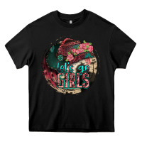 Black let's go girls Heavy Core Tee - Jasminsmagicworld