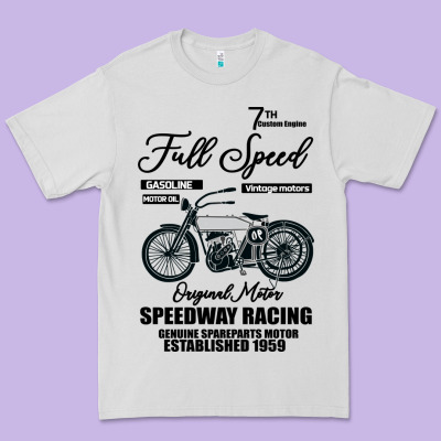 Speedway Racing Full Speed Pin Premium Tee Designed By Bettercallsaul