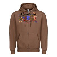 Chestnut all american nurse Zipper Hoodie - Artiststas