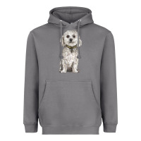 Storm bichon frise dog Heavyweight Hoodie - BarkalooDesign