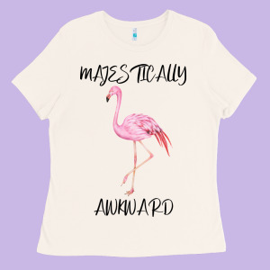 Majestically Awkward Ladies Tee Designed By Bettercallsaul