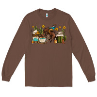 Chestnut rodeo cowboy coffee cups Long Sleeve Tee - OliviaCreatesArt