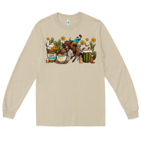 Mushroom rodeo cowboy coffee cups Long Sleeve Tee - OliviaCreatesArt