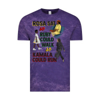 Cloud Purple rosa sat so ruby could walk so kamala could run juneteenth Vintage Tee - CowGirlArtShop
