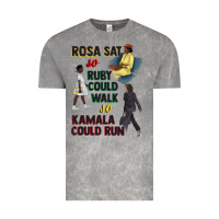 Cloud Rock rosa sat so ruby could walk so kamala could run juneteenth Vintage Tee - CowGirlArtShop