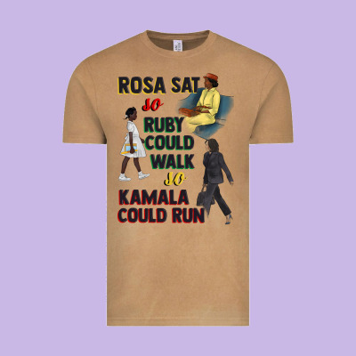 Rosa Sat So Ruby Could Walk So Kamala Could Run Juneteenth Vintage Tee Designed By Cowgirlartshop