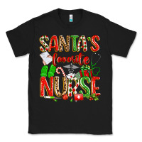 Black santa's favorite nurse Classic Tee - texasbilliewilder
