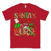 Red santa's favorite nurse Classic Tee - texasbilliewilder