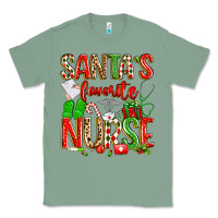 Sage santa's favorite nurse Classic Tee - texasbilliewilder
