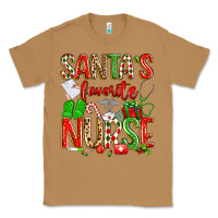 Toasted Coconut santa's favorite nurse Classic Tee - texasbilliewilder