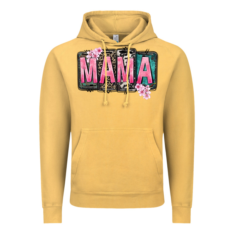 Mama Vibes Mother's Day Vintage Hoodie by CowGirlArtShop | Teevron