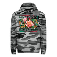 Slate Camo With god all things are possible leopard frame Premium Hoodie - LillyAllenDesigns