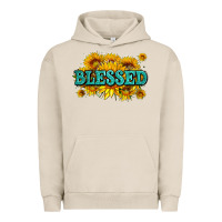Glitter Blessed With Sunflowers Urban Hoodie | Teevron