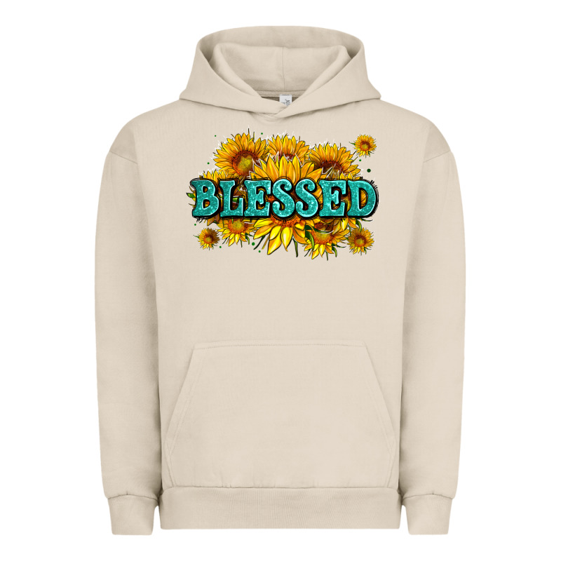 Glitter Blessed With Sunflowers Urban Hoodie by AdoDesignShop | Teevron