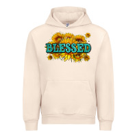 Sandshell glitter blessed with sunflowers Urban Hoodie - AdoDesignShop