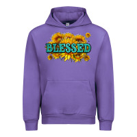 Tulip glitter blessed with sunflowers Urban Hoodie - AdoDesignShop