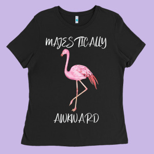 Majestically Awkward Ladies Tee Designed By Bettercallsaul