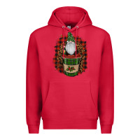 Cardinal Gnomes With Coffee Christmas Premium Hoodie - RanaPortraitStore