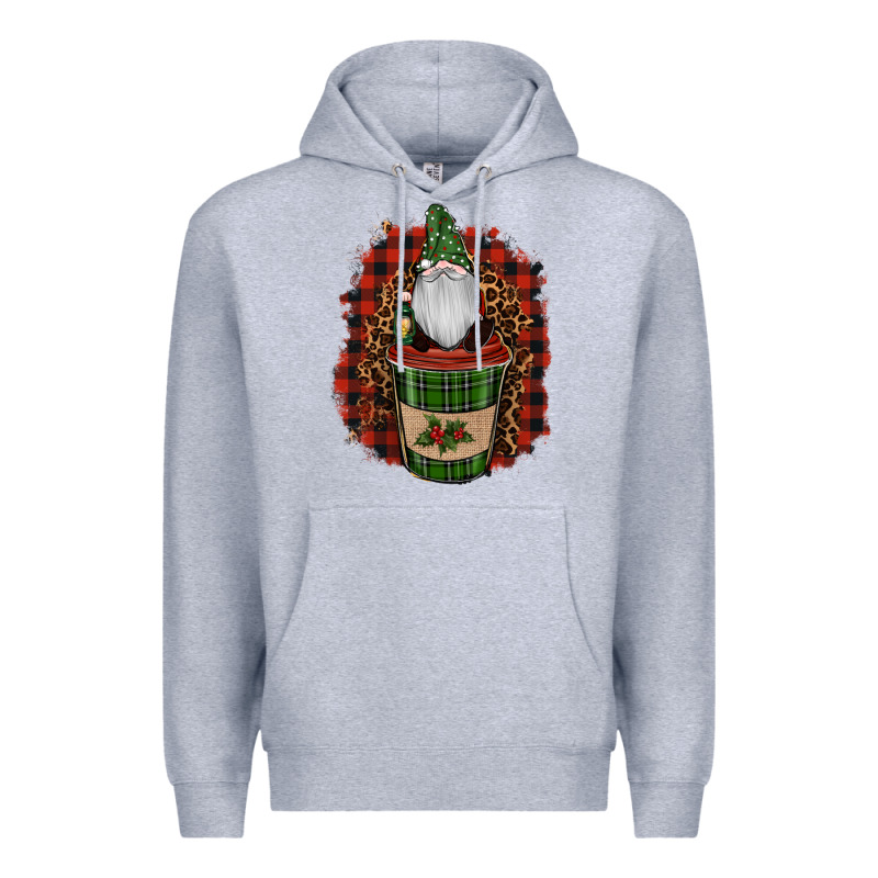 Gnomes With Coffee Christmas Premium Hoodie by RanaPortraitStore | Teevron