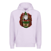 Lilac Gnomes With Coffee Christmas Premium Hoodie - RanaPortraitStore