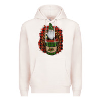 Pale Pink Gnomes With Coffee Christmas Premium Hoodie - RanaPortraitStore