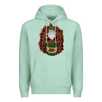 Seafoam Gnomes With Coffee Christmas Premium Hoodie - RanaPortraitStore