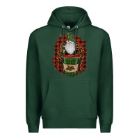Sports Green Gnomes With Coffee Christmas Premium Hoodie - RanaPortraitStore