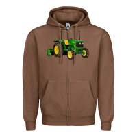 Chestnut farm tractor Zipper Hoodie - Artiststas