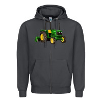Smoke farm tractor Zipper Hoodie - Artiststas
